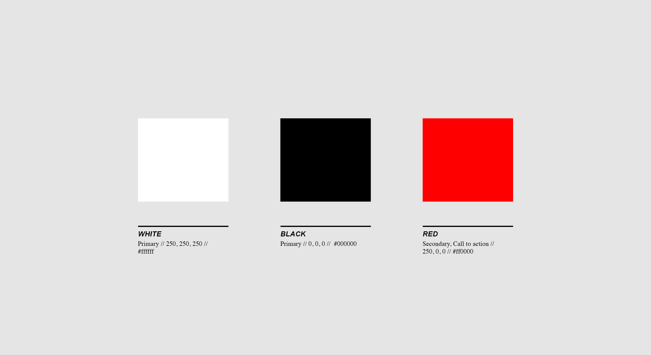 branding - colour code