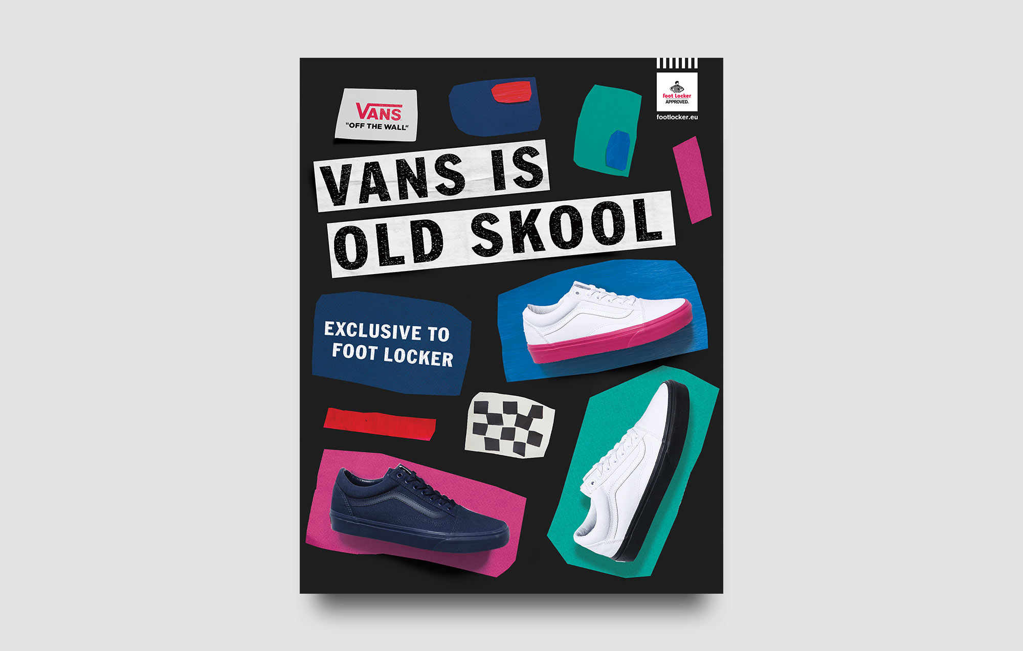 Vans Colour Block Poster